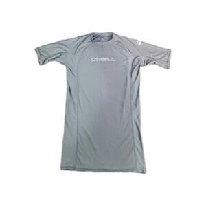 O'NEILL Men's Sz 2XL Basic Skins 50+UVA Protection Rash Guard Dark Gray Za3-45